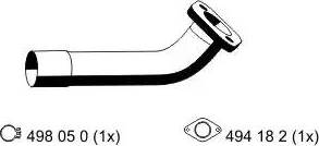 ERNST 314527 - Teava reparatie, catalizator aaoparts.ro