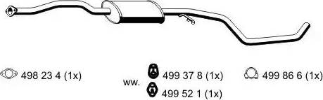 ERNST 332101 - Toba esapament primara aaoparts.ro