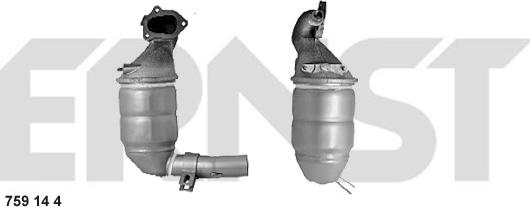 ERNST 759144 - Catalizator aaoparts.ro