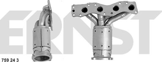 ERNST 759243 - Catalizator aaoparts.ro