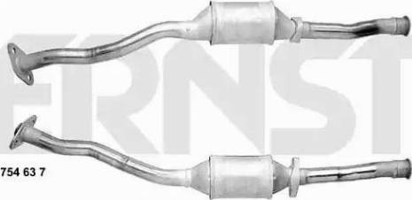 ERNST 754637 - Catalizator aaoparts.ro