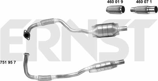 ERNST 751957 - Catalizator aaoparts.ro
