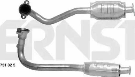 ERNST 751025 - Catalizator aaoparts.ro