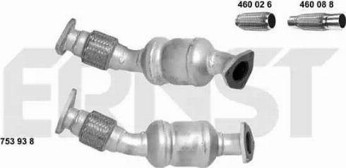 ERNST 753938 - Catalizator aaoparts.ro