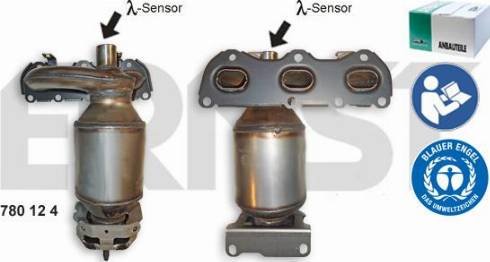 ERNST 780124 - Catalizator aaoparts.ro