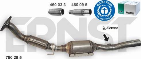 ERNST 780285 - Catalizator aaoparts.ro