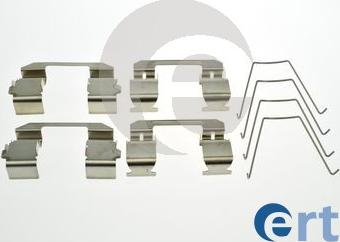 ERT 420286 - Set accesorii, placute frana aaoparts.ro