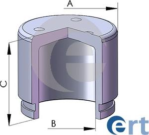 ERT 150292-C - Piston, etrier frana aaoparts.ro