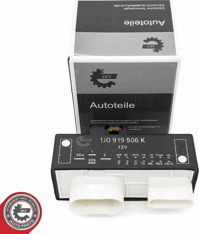Esen SKV 96SKV344 - Unitate comanda, ventilator electric (racire motor) aaoparts.ro