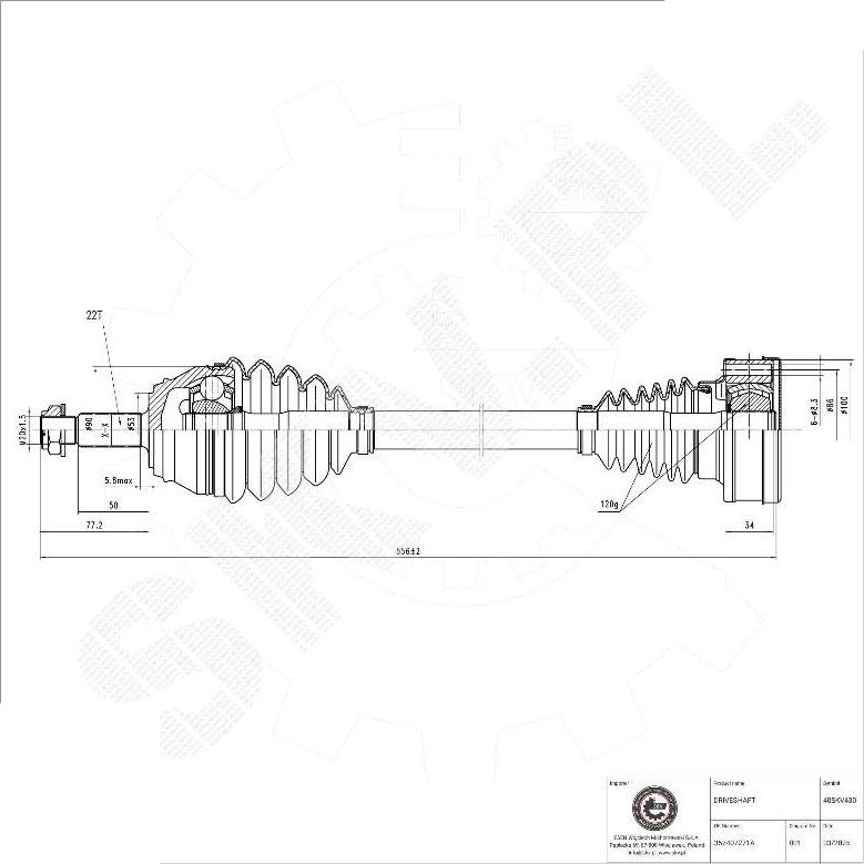 Esen SKV 40SKV430 - Planetara aaoparts.ro