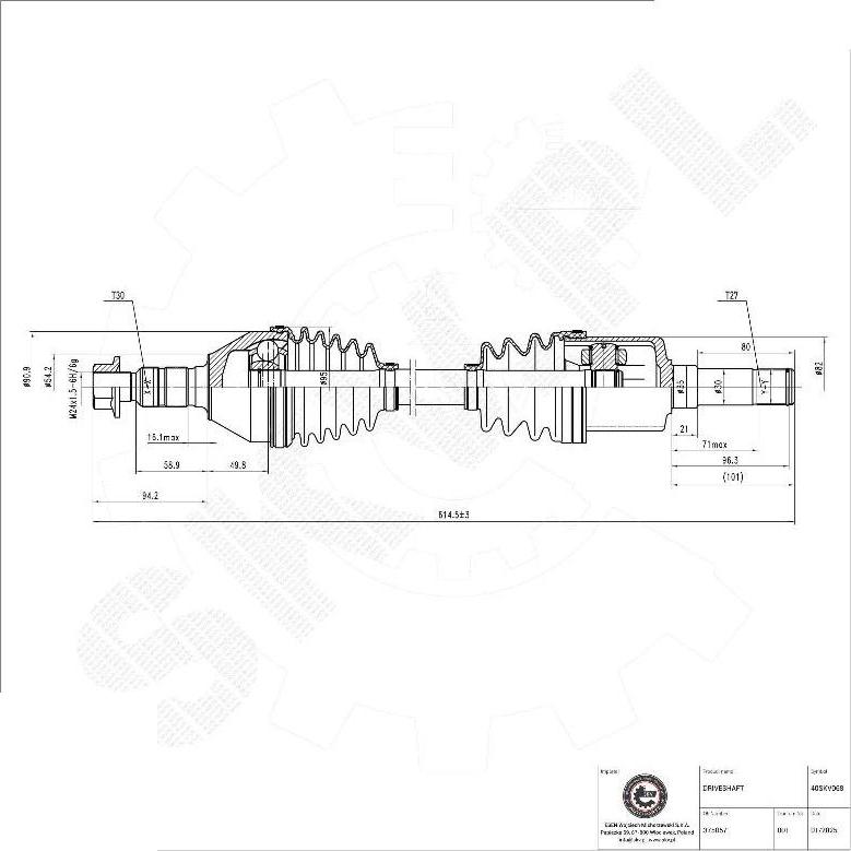 Esen SKV 40SKV068 - Planetara aaoparts.ro