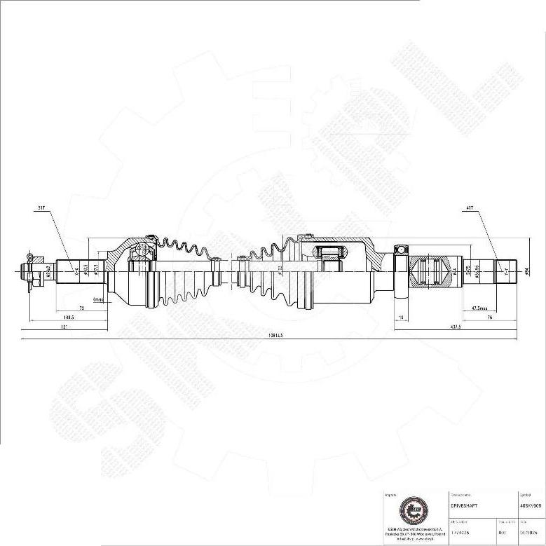 Esen SKV 40SKV005 - Planetara aaoparts.ro