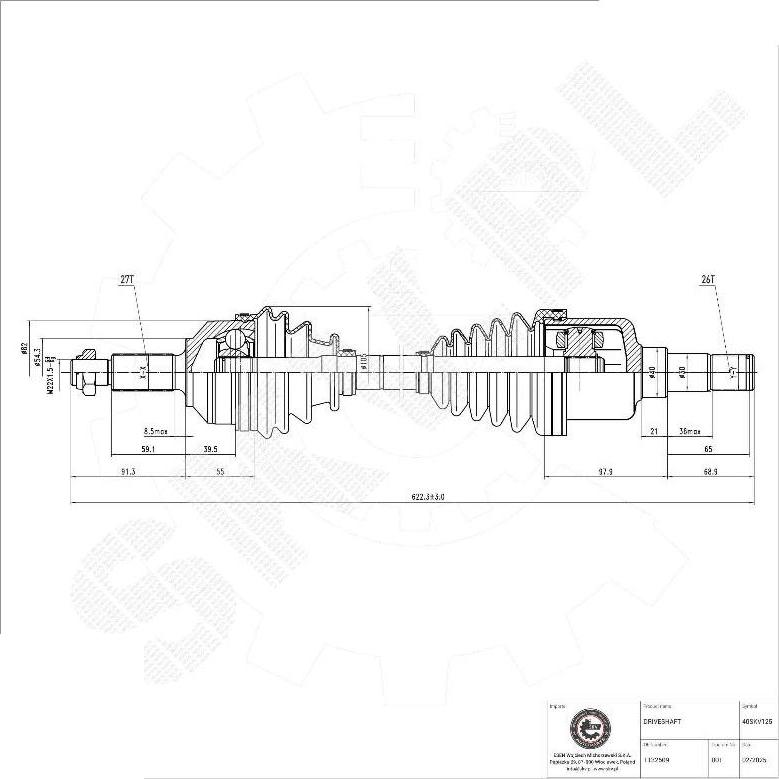 Esen SKV 40SKV125 - Planetara aaoparts.ro