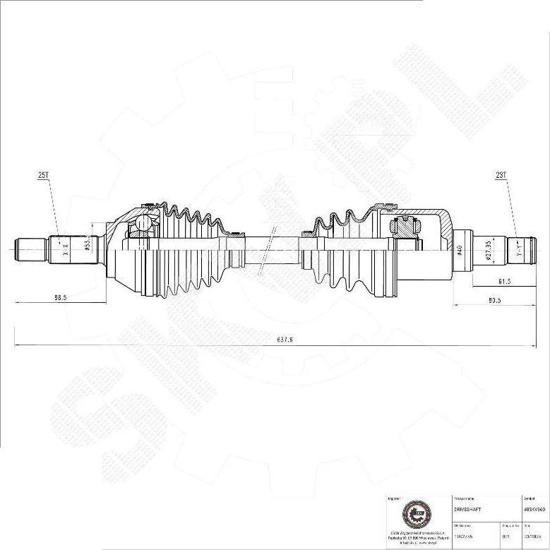 Esen SKV 40SKV360 - Planetara aaoparts.ro