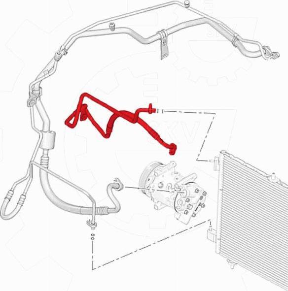 Esen SKV 43SKV597 - Conducta presiune variabila,aer conditionat aaoparts.ro