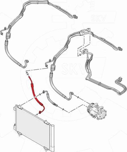 Esen SKV 54SKV603 - Conducta presiune variabila,aer conditionat aaoparts.ro