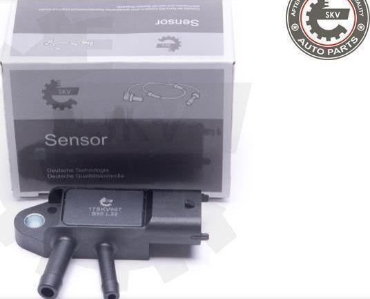 Esen SKV 17SKV667 - Senzor, presiune gaze evacuare aaoparts.ro