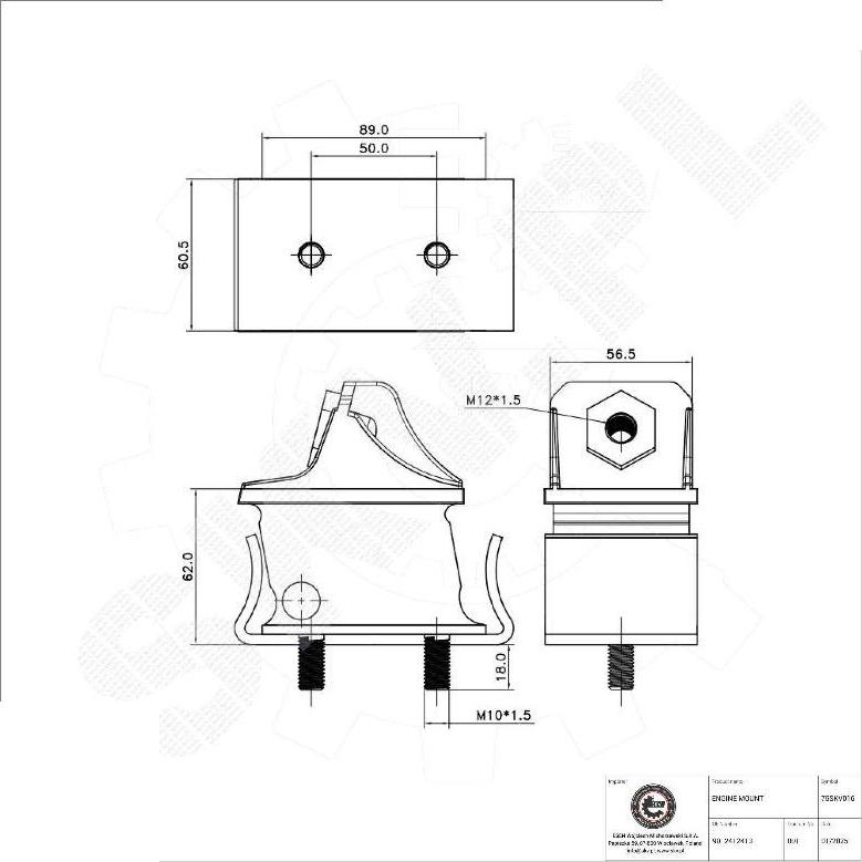 Esen SKV 75SKV016 - Suport motor aaoparts.ro