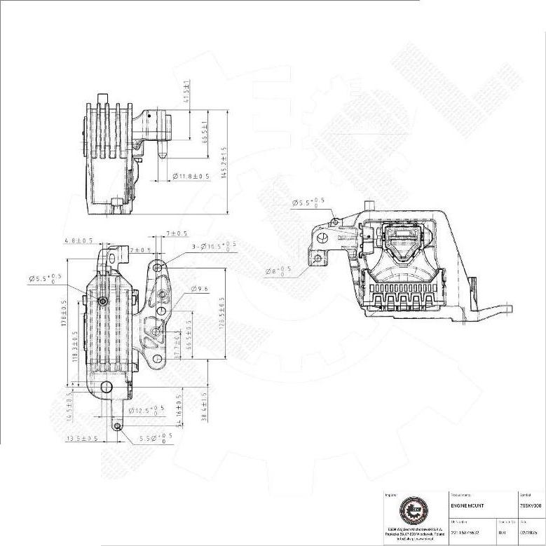 Esen SKV 75SKV300 - Suport motor aaoparts.ro