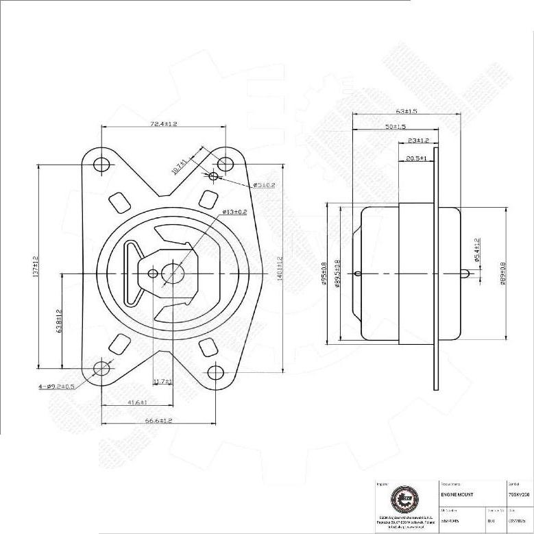 Esen SKV 75SKV260 - Suport motor aaoparts.ro