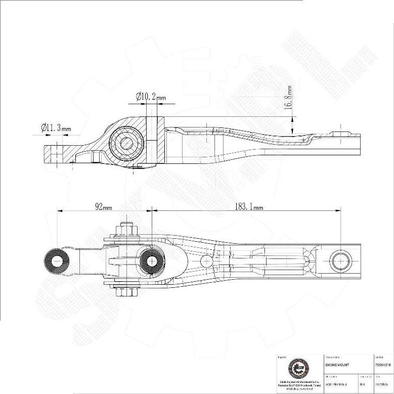 Esen SKV 75SKV218 - Suport motor aaoparts.ro