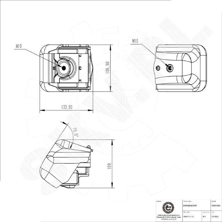 Esen SKV 75SKV283 - Suport motor aaoparts.ro