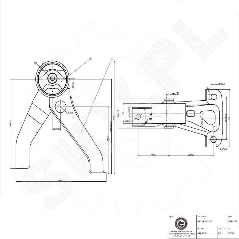 Esen SKV 75SKV225 - Suport motor aaoparts.ro