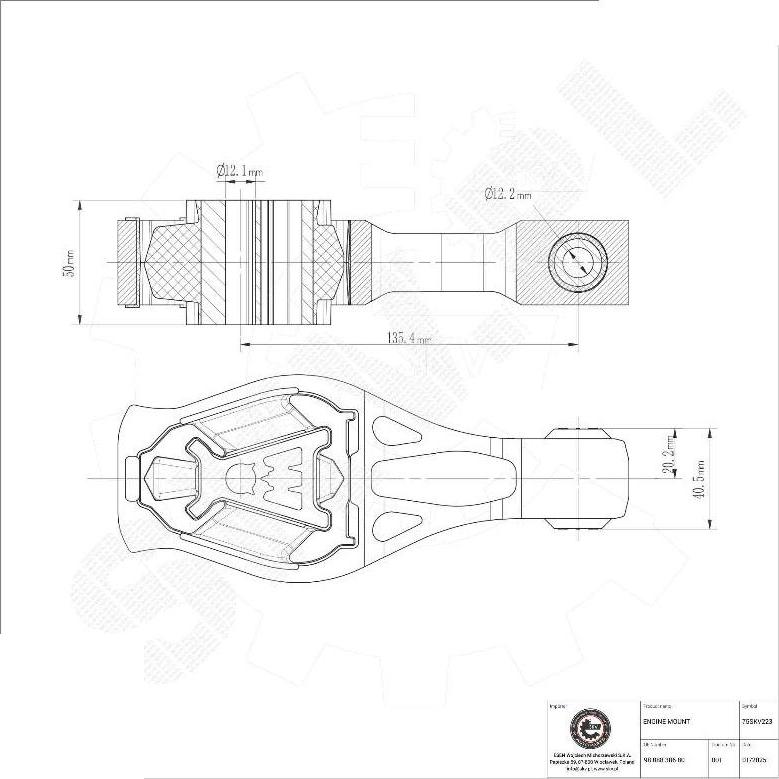 Esen SKV 75SKV223 - Suport motor aaoparts.ro
