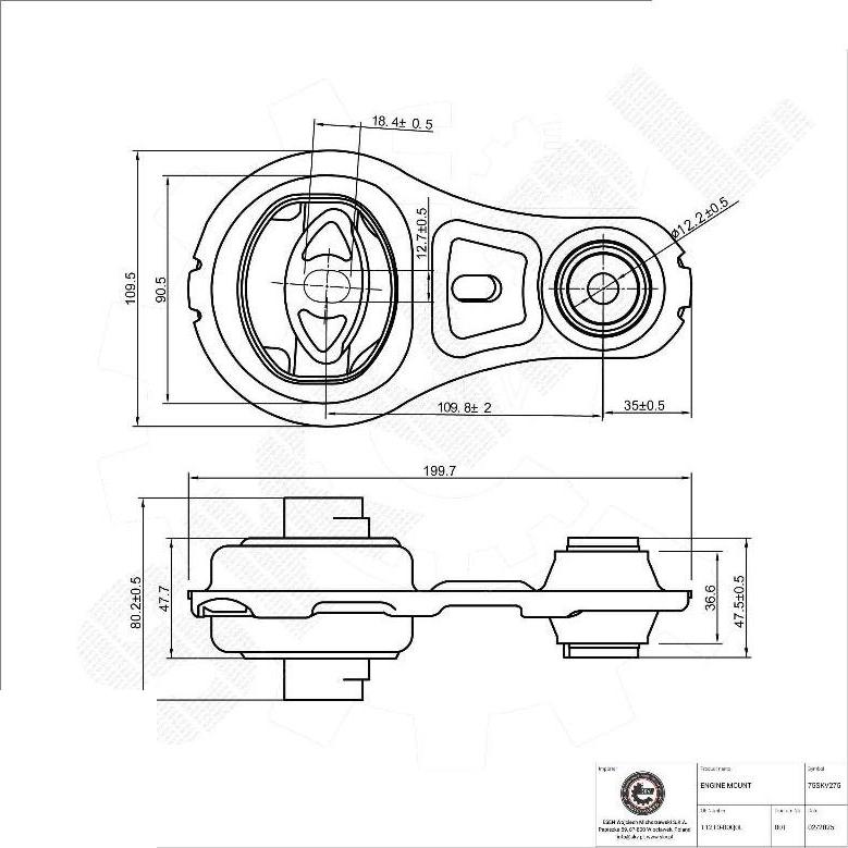 Esen SKV 75SKV275 - Suport motor aaoparts.ro