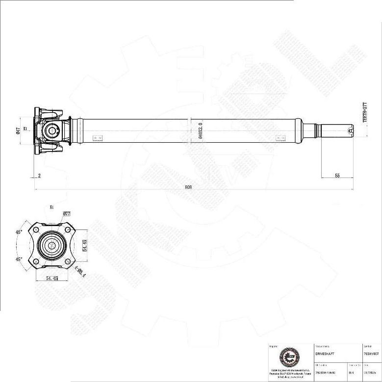 Esen SKV 76SKV007 - Planetara aaoparts.ro