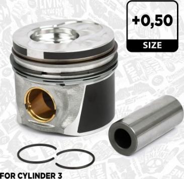 ET Engineteam PM003350 - Piston aaoparts.ro