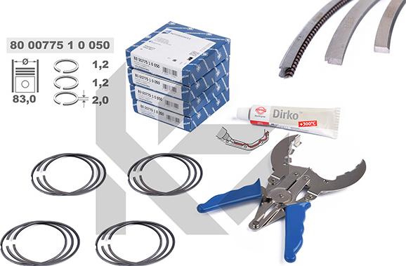ET Engineteam R1010450KS - Set segmenti piston aaoparts.ro