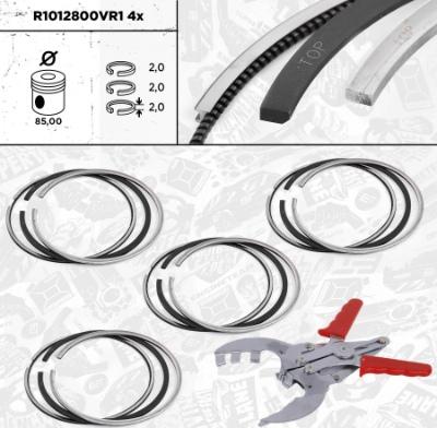 ET Engineteam R1012800VR1 - Set segmenti piston aaoparts.ro