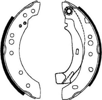 E.T.F. 09-0590 - Set saboti frana aaoparts.ro