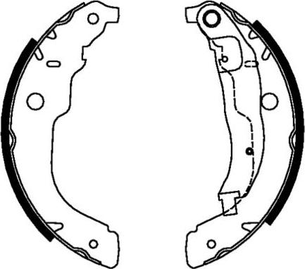 E.T.F. 09-0661 - Set saboti frana aaoparts.ro