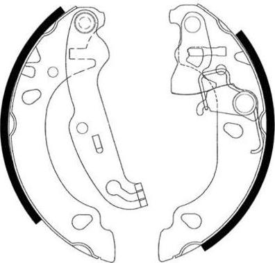 E.T.F. 09-0602 - Set saboti frana aaoparts.ro