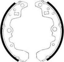 E.T.F. 09-0388 - Set saboti frana aaoparts.ro