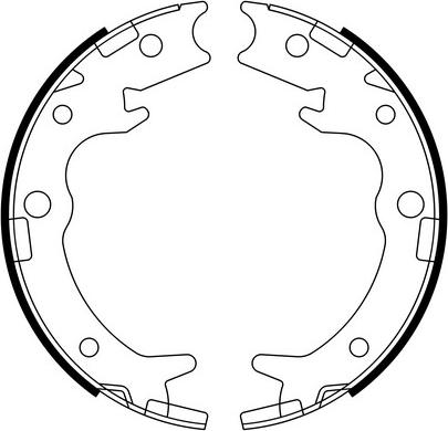 E.T.F. 09-0713 - Set saboti frana aaoparts.ro