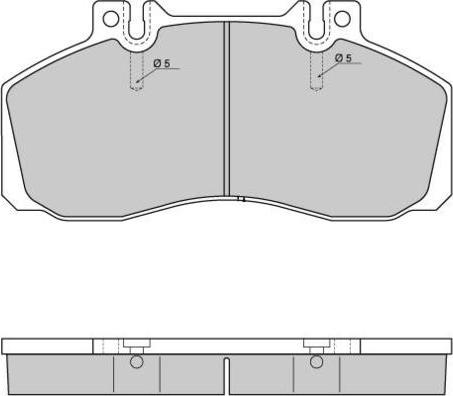 AP LP858 - Set placute frana,frana disc aaoparts.ro