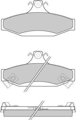 E.T.F. 12-0956 - Set placute frana,frana disc aaoparts.ro