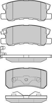 E.T.F. 12-0965 - Set placute frana,frana disc aaoparts.ro