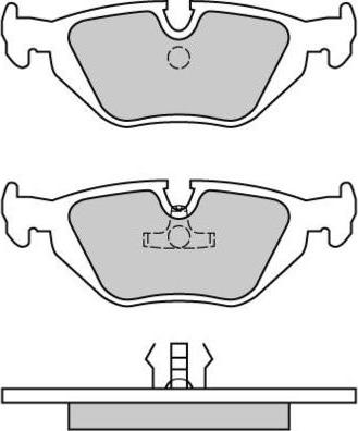 E.T.F. 12-0498 - Set placute frana,frana disc aaoparts.ro