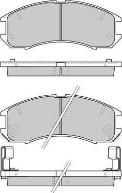 E.T.F. 12-0423 - Set placute frana,frana disc aaoparts.ro
