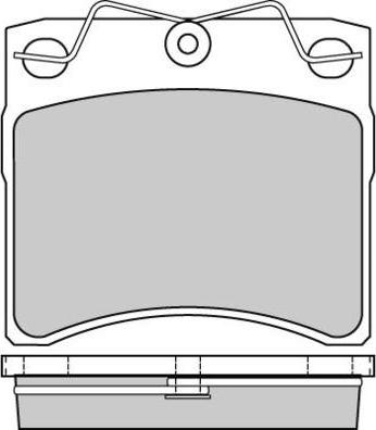 Akebono AN-7108K - Set placute frana,frana disc aaoparts.ro