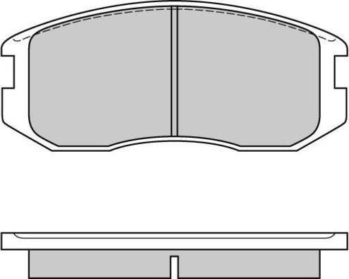 E.T.F. 12-0558 - Set placute frana,frana disc aaoparts.ro
