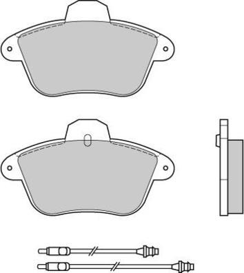 E.T.F. 12-0521 - Set placute frana,frana disc aaoparts.ro