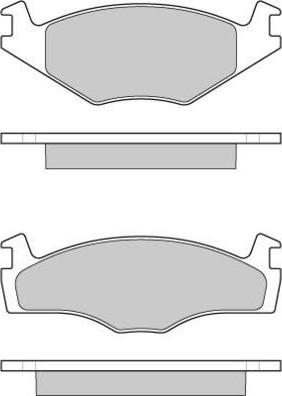 GMC 2088708 - Set placute frana,frana disc aaoparts.ro