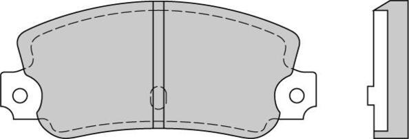 E.T.F. 12-0074 - Set placute frana,frana disc aaoparts.ro