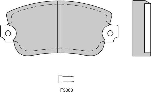 E.T.F. 12-0073 - Set placute frana,frana disc aaoparts.ro