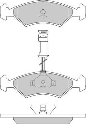 E.T.F. 12-0163 - Set placute frana,frana disc aaoparts.ro